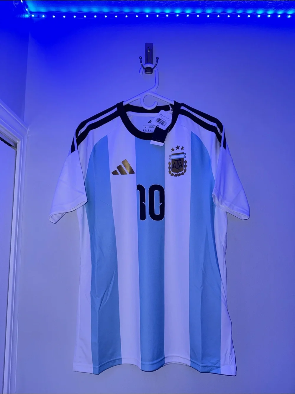 adidas Messi #10 Argentina 2026 Home Fan Jersey Size M